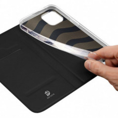 Apple iPhone 15 Plus Case Dux Ducis Leather Black