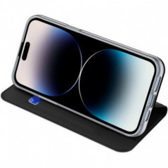 Apple iPhone 15 Pro Case Dux Ducis Leather Black