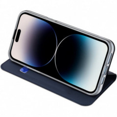 Apple iPhone 15 Pro Case Dux Ducis Leather Blue