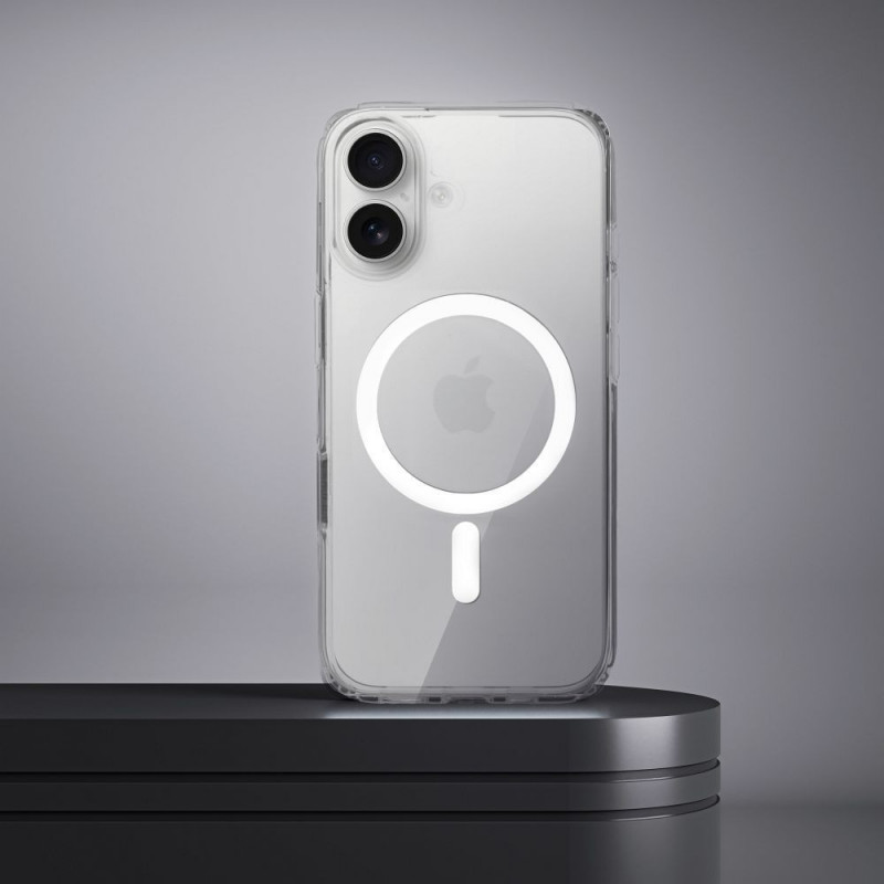 Apple iPhone 16 Case Clear Mag Cover MagSAFE  Transparent