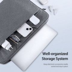 Dux Ducis bag LBTC for laptop 14-15,4in Horizontal Handbag light grey