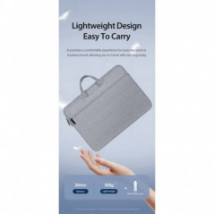 Dux Ducis bag LBTC for laptop 15.5-16in Horizontal Handbag light grey