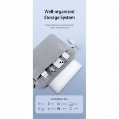 Dux Ducis bag LBTC for laptop 15.5-16in Horizontal Handbag light grey