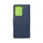 Samsung Galaxy S20 Ultra Wallet Cases Fancy Book Navy / Lime