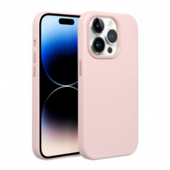 Samsung Galaxy S25 Case Leather Mag Cover Elegant  MagSAFE  Sand pink