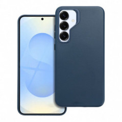 Samsung Galaxy S25 Plus Case Leather Mag Cover Elegant  MagSAFE  Indigo blue