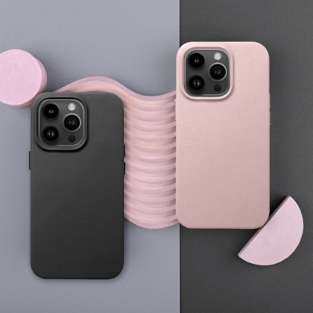 Samsung Galaxy S25 Plus Case Leather Mag Cover Elegant  MagSAFE  Sand pink