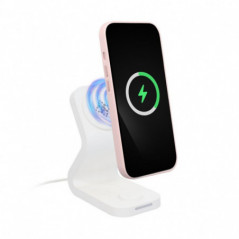 Samsung Galaxy S25 Plus Case Leather Mag Cover Elegant  MagSAFE  Sand pink