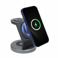 Samsung Galaxy S25 Ultra Case Leather Mag Cover Elegant  MagSAFE  Indigo blue