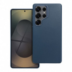 Samsung Galaxy S25 Ultra Case Leather Mag Cover Elegant  MagSAFE  Indigo blue