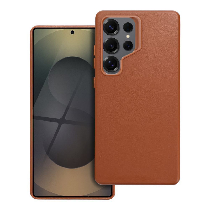 Samsung Galaxy S25 Ultra Case Leather Mag Cover Elegant  MagSAFE