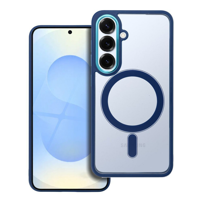 Samsung Galaxy S25 Case Color Edge Mag MagSAFE  Navy blue