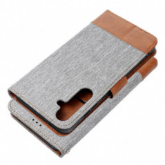 XIAOMI Redmi Note 14 Pro 4G Wallet Cases JEANS Elegant  Grey