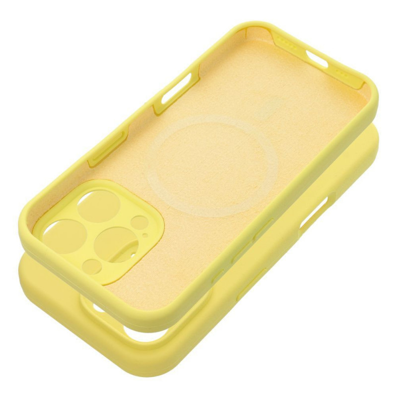 Apple iPhone 15 Pro Case Silicone 2mm Lemon