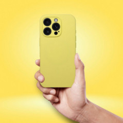 Apple iPhone 16 Pro Max Case Silicone 2mm Lemon