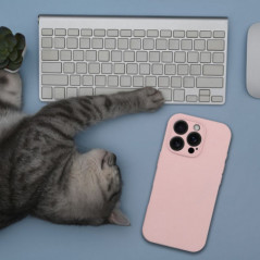 Apple iPhone 16 Pro Max Case Silicone 2mm Sand pink