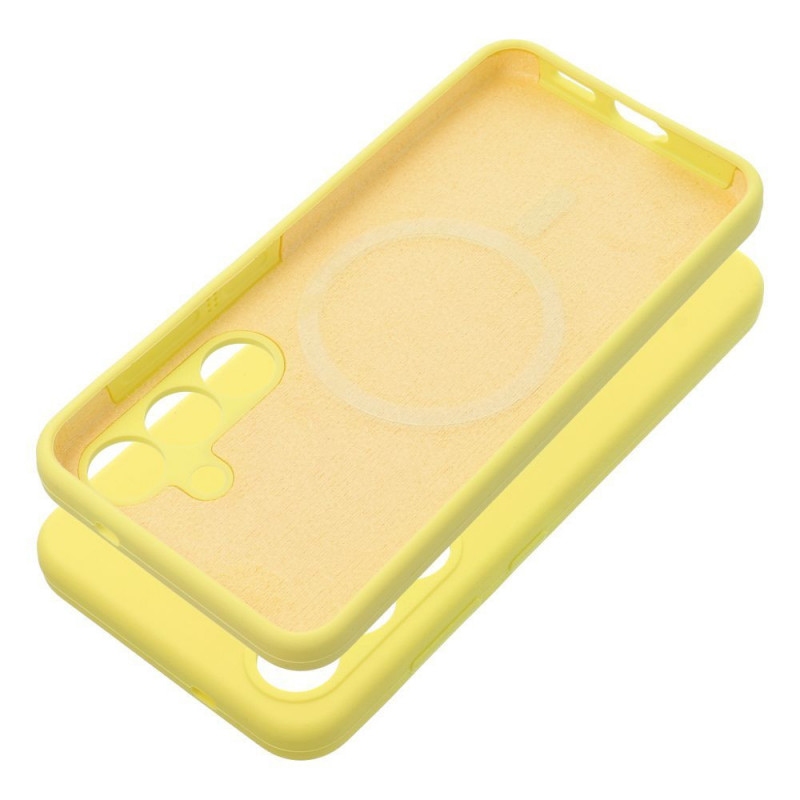 Samsung Galaxy S25 Case Silicone 2mm Lemon