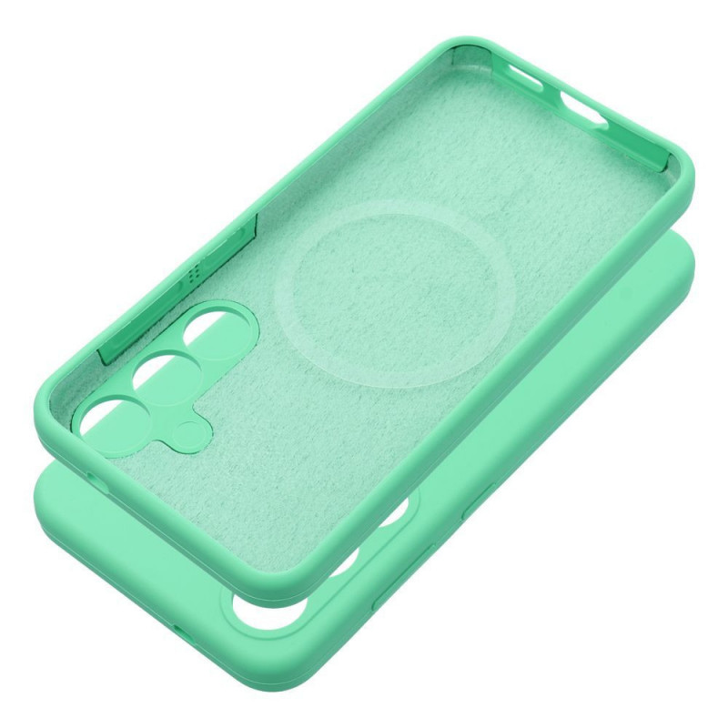 Samsung Galaxy S25 Case Silicone 2mm Mint