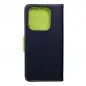 XIAOMI Redmi Note 14 4G Wallet case Fancy Book Navy / Lime