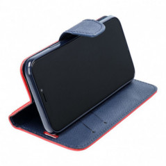 XIAOMI Redmi Note 14 4G Wallet case Fancy Book Red / Navy