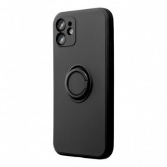 Apple iPhone 16e Case Silicone ring Black
