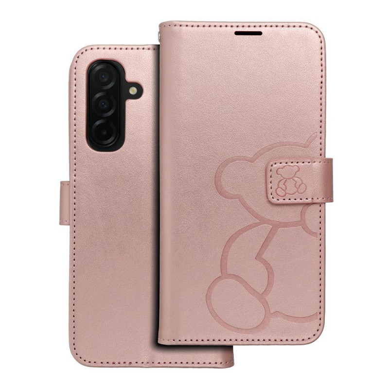 Samsung Galaxy A26 Wallet Cases MEZZO Book Rose gold