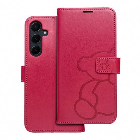 Samsung Galaxy A55 Wallet Cases MEZZO Book Magenta