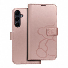 Samsung Galaxy A55 Wallet Cases MEZZO Book Rose gold