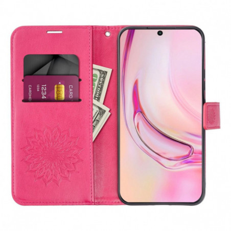 XIAOMI Redmi Note 14 4G Wallet Cases MEZZO Book Magenta