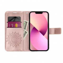XIAOMI Redmi Note 14 Pro 4G Wallet Cases MEZZO Book Rose gold