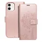 Apple iPhone 12 Pro Wallet Cases MEZZO Book Rose gold