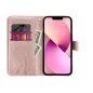 Apple iPhone 12 Pro Wallet Cases MEZZO Book Rose gold