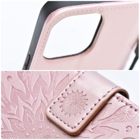 Samsung Galaxy A06 Wallet Cases MEZZO Book Rose gold