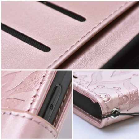 Samsung Galaxy A06 Wallet Cases MEZZO Book Rose gold