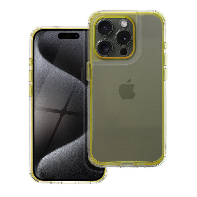 Apple iPhone 16e Case Matrix Clear Yellow Apple iPhone 16e Case Matrix Clear Yellow