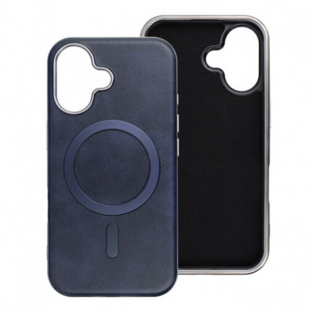 Apple iPhone 14 Pro Max Case Gentleman Mag Cover Elegant  MagSAFE  Navy blue