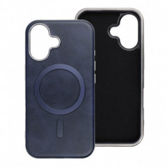 Apple iPhone 16 Pro Max Case Gentleman Mag Cover Elegant  MagSAFE  Navy blue