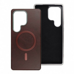 Samsung Galaxy A56 Case Gentleman Mag Cover Elegant  MagSAFE  Brown