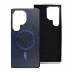 Samsung Galaxy S25 Plus Case Gentleman Mag Cover Elegant  MagSAFE  Navy blue
