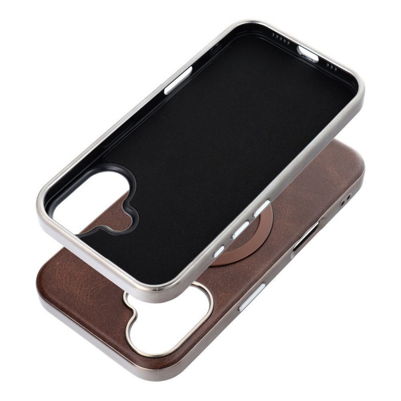 Apple iPhone 11 Case Gentleman Mag Cover Elegant MagSAFE Brown Apple iPhone 11 Case Gentleman Mag Cover Elegant MagSAFE Brown