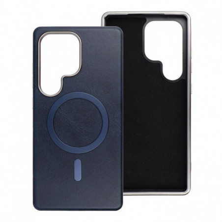 Samsung Galaxy A26 Case Gentleman Mag Cover Elegant  MagSAFE  Navy blue