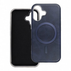 Apple iPhone 16 Case Gentleman Mag Cover Elegant  MagSAFE  Navy blue