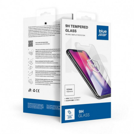 Motorola Moto G85 Tempered glass Blue Star 5D Full Glue Transparent