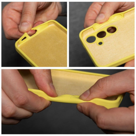 Motorola Moto G55 Case Silicone 2mm Lemon