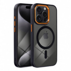 Apple iPhone 15 Case Color Edge Mag MagSAFE  Black