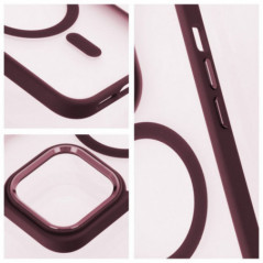 Samsung Galaxy S25 Case Matte Mag Cove MagSAFE  Plum red