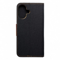 Apple iPhone 16 Wallet Cases CANVAS Book Black