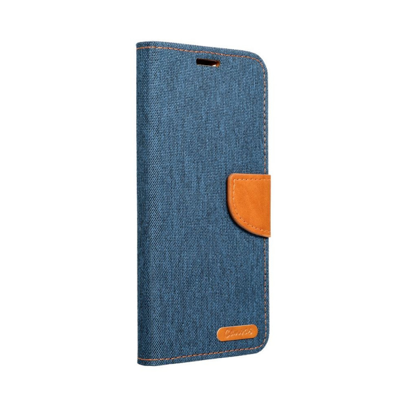 Apple iPhone 16 Wallet Cases CANVAS Book Navy blue