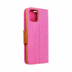 Apple iPhone 16 Wallet Cases CANVAS Book Pink