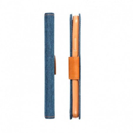 Apple iPhone 16 Pro Wallet Cases CANVAS Book Navy blue